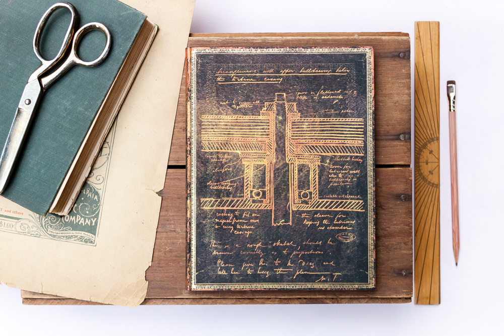 Tesla, Croquis d’une Turbine - Design Inspiration - 
